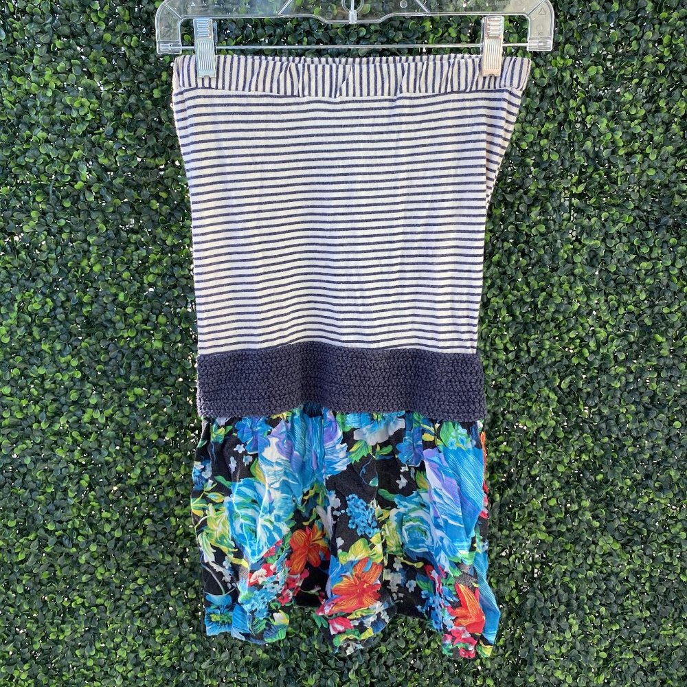 Floral & Striped Romper